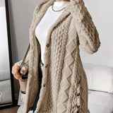 Sara - Plush Hooded Coat
