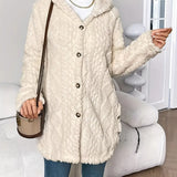 Sara - Plush Hooded Coat