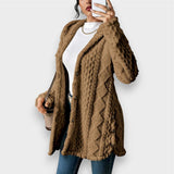 Charlotte | Plush Hooded Cardigan