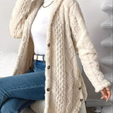Sara - Plush Hooded Coat