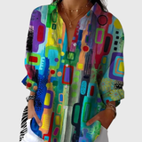 Lightweight and Colourful Printed Blouse