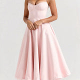 Isolde Elegant Tulle Midi Dress