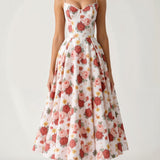 Isolde Elegant Tulle Midi Dress