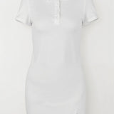 Lila Classic Collar Bodycon Mini Dress
