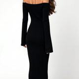 Alice Elegant Off-Shoulder Maxi Dress