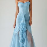 Edith Elegant Sweetheart Maxi Dress