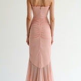 Edith Elegant Sweetheart Maxi Dress