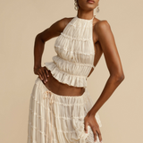 WENDY - Crop Top and Skirt Set