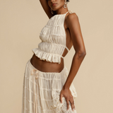 WENDY - Crop Top and Skirt Set