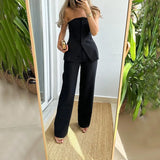 BRIA - Two-Piece Sleeveless Button Set