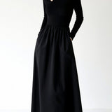 Charlotte Elegant Long Sleeve Maxi Dress