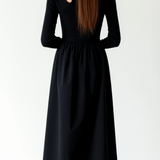 Charlotte Elegant Long Sleeve Maxi Dress