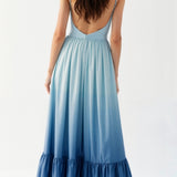 Samantha Halter Cutout Maxi Dress