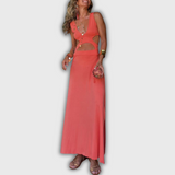Bianca – Dress with Deep Neckline and Cut-Outs