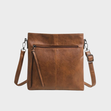 Lina - Vintage Crossbody Bag with Checkerboard Pattern