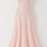 Mary Floral Jacquard Maxi Dress