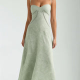 Mary Floral Jacquard Maxi Dress