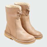 Men's Waterproof Leather Boots with Wool Lining