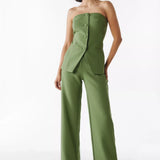 BRIA - Two-Piece Sleeveless Button Set