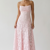 Isla Floral Lace Maxi Dress
