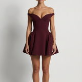 Vivienne Sculpted Off-Shoulder Mini Dress
